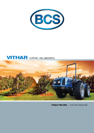 Trattrici agricole - trazione a 4 ruote BCS Vithar 850 RS