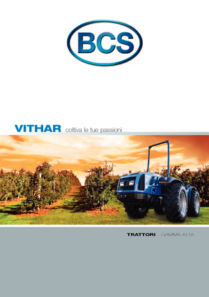 Trattrici agricole - trazione a 4 ruote BCS Vithar 850 RS