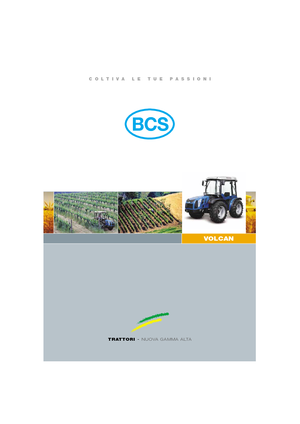 Trattrici agricole - trazione a 4 ruote BCS Volcan 950 AR