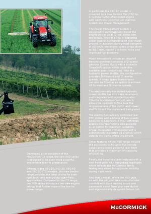 Trattrici agricole - trazione a 4 ruote McCormick X 60.30