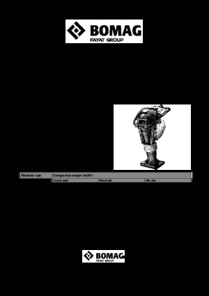 Costipatori Diesel e Benzina Bomag BVT 65