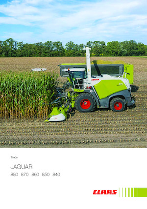 Trinciapaglia - trazione a 4 ruote Claas Jaguar 870