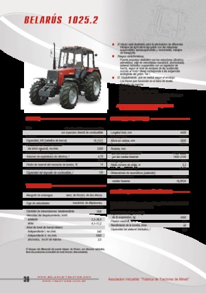 Trattrici agricole - trazione a 4 ruote Belarus 1025.2