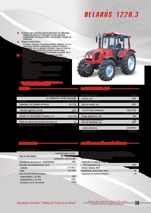 Trattrici agricole - trazione a 4 ruote Belarus 1220.3