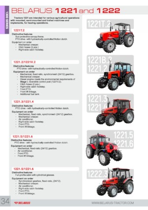 Trattrici agricole - trazione a 4 ruote Belarus 1221.4