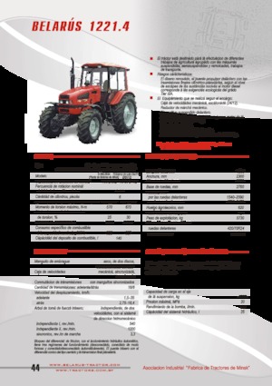 Trattrici agricole - trazione a 4 ruote Belarus 1221.4