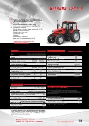 Trattrici agricole - trazione a 4 ruote Belarus 1221.4