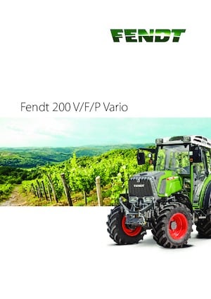 Trattrici agricole - trazione a 4 ruote Fendt 210 V Vario