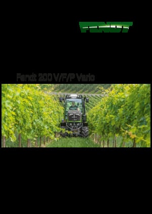 Trattrici agricole - trazione a 4 ruote Fendt 210 V Vario Power