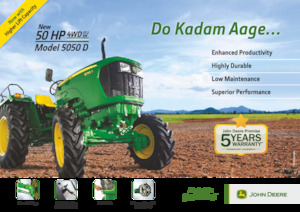 Trattrici agricole - trazione a 4 ruote John Deere 5050