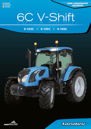 Trattrici agricole - trazione a 4 ruote Landini 6-135C V-Shift