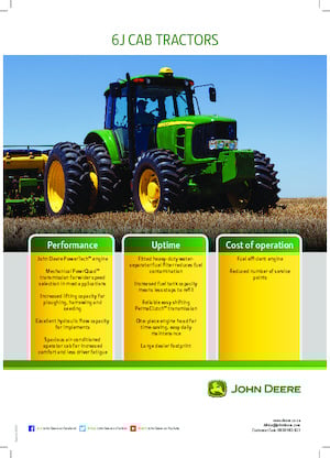 Trattrici agricole - trazione a 4 ruote John Deere 6150J