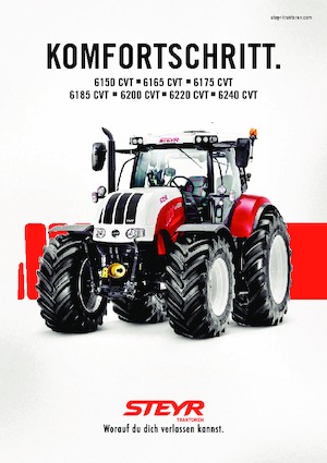 Trattrici agricole - trazione a 4 ruote Steyr 6175 CVT Komfort