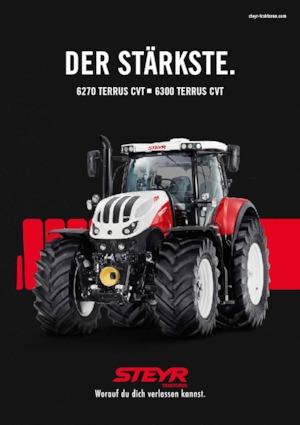 Trattrici agricole - trazione a 4 ruote Steyr 6300 Terrus CVT Basis