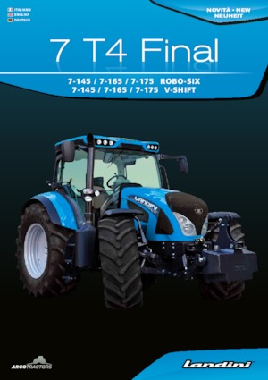 Trattrici agricole - trazione a 4 ruote Landini 7-165 Robo-Six
