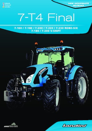 Trattrici agricole - trazione a 4 ruote Landini 7-180 Robo-Six