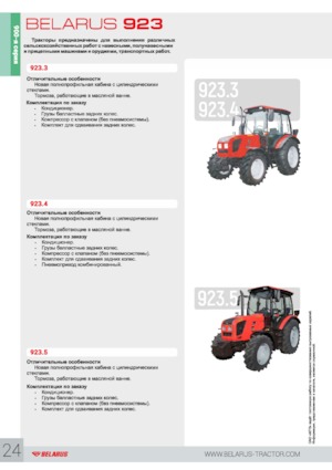 Trattrici agricole - trazione a 4 ruote Belarus 923.3