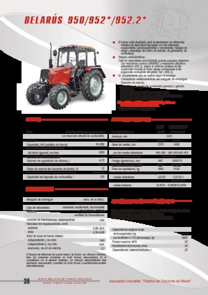 Trattrici agricole - trazione a 4 ruote Belarus 952.2