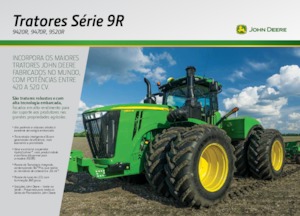 Trattrici agricole - trazione a 4 ruote John Deere 9470R