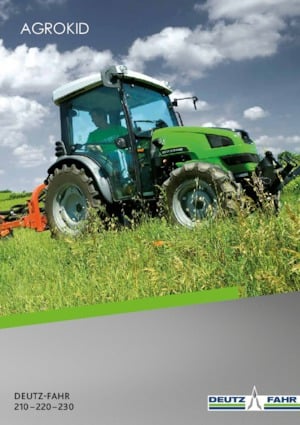 Trattrici agricole - trazione a 4 ruote DEUTZ-FAHR Agrokid 220 Basso