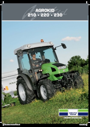 Trattrici agricole - trazione a 4 ruote DEUTZ-FAHR Agrokid 230 Basso