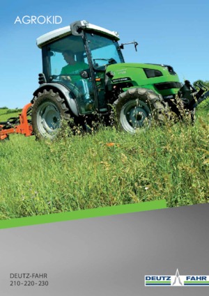 Trattrici agricole - trazione a 4 ruote DEUTZ-FAHR Agrokid 230 Basso