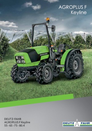 Trattrici agricole - trazione a 4 ruote DEUTZ-FAHR Agroplus F 80.4 Keyline