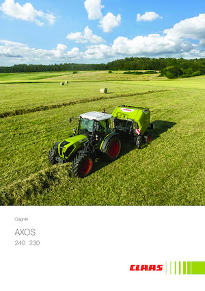 Trattrici agricole - trazione a 4 ruote Claas Axos 240  