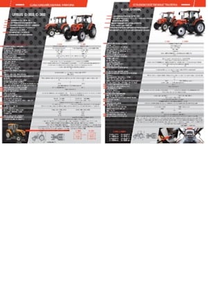 Trattrici agricole - trazione a 4 ruote Ursus C-3110