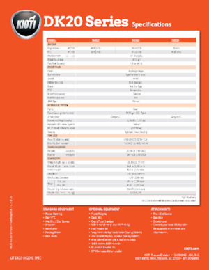 Trattrici agricole - trazione a 4 ruote Kioti DK5320SE HST