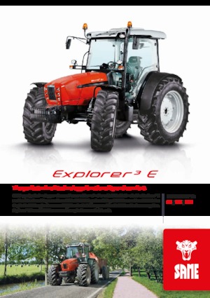 Trattrici agricole - trazione a 4 ruote SAME Explorer³ E 115