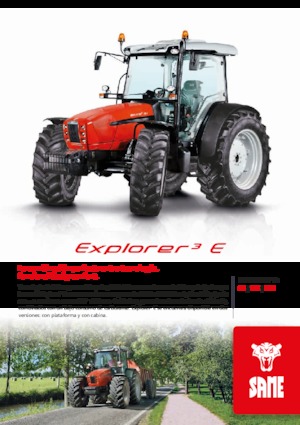 Trattrici agricole - trazione a 4 ruote SAME Explorer³ E 115