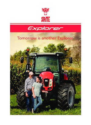 Trattrici agricole - trazione a 4 ruote SAME Explorer 120 HD 