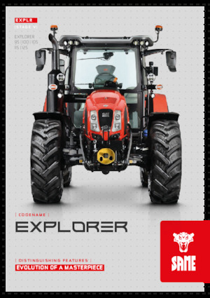 Trattrici agricole - trazione a 4 ruote SAME Explorer 125