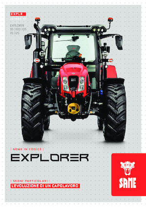 Trattrici agricole - trazione a 4 ruote SAME Explorer 100 