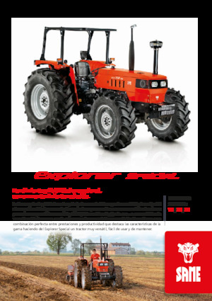 Trattrici agricole - trazione a 4 ruote SAME Explorer Special 90