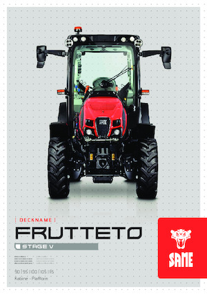 Trattrici agricole - trazione a 4 ruote SAME Frutteto 100 