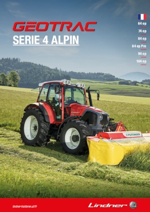 Trattrici agricole - trazione a 4 ruote Lindner Geotrac 84 ep pro