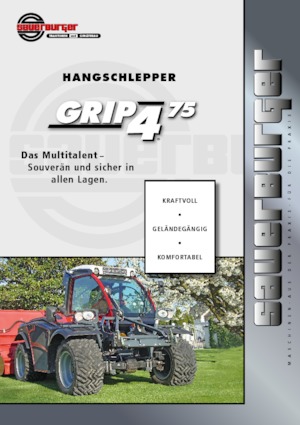 Trattrici agricole - trazione a 4 ruote Sauerburger GRIP 4-75 Premium