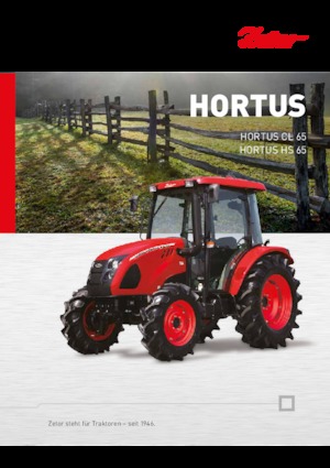 Trattrici agricole - trazione a 4 ruote Zetor Hortus HS 65