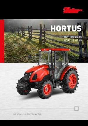 Trattrici agricole - trazione a 4 ruote Zetor Hortus HS 65