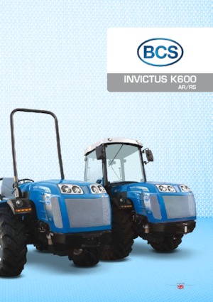 Trattrici agricole - trazione a 4 ruote BCS Invictus K600 RS