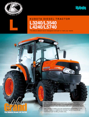 Trattrici agricole - trazione a 4 ruote Kubota L4240HST