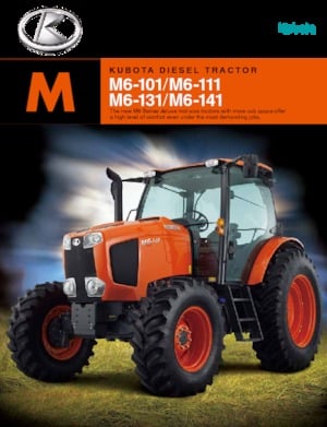 Trattrici agricole - trazione a 4 ruote Kubota M 6-141