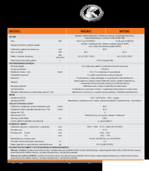 Trattrici agricole - trazione a 4 ruote Kubota M 7060