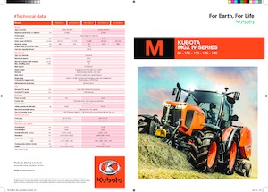 Trattrici agricole - trazione a 4 ruote Kubota M125GX-IV