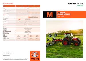 Trattrici agricole - trazione a 4 ruote Kubota M4062