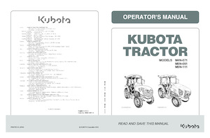 Trattrici agricole - trazione a 4 ruote Kubota M4N-071