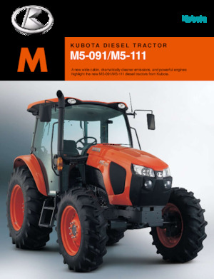 Trattrici agricole - trazione a 4 ruote Kubota M5-111HDC12
