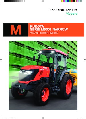 Trattrici agricole - trazione a 4 ruote Kubota M5101N